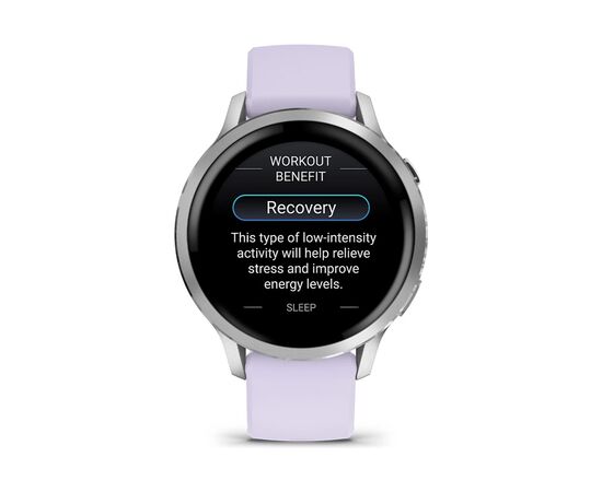 Смарт-годинник Garmin Venu 4 (41mm), Gray w/ Silver + Periwinkle, GPS смарт-годинник (010-03013-01), зображення 8