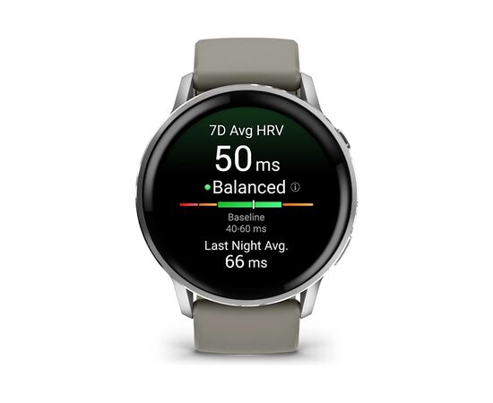 Смарт-часы Garmin Venu 4 (45mm), Black w/ Silver + Gray, GPS смарт-годинник (010-03014-01), изображение 2