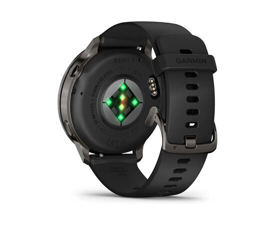 Смарт-часы Garmin Venu 4 (45mm), Black w/ Slate + Black, GPS смарт-годинник (010-03014-00), изображение 6