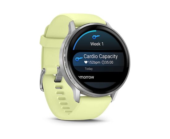 Смарт-часы Garmin Venu 4 (45mm), Gray w/ Silver + Citron, GPS смарт-годинник (010-03014-02), изображение 3