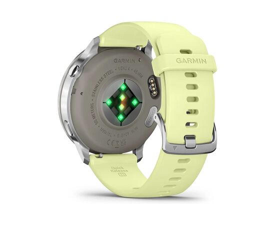 Смарт-часы Garmin Venu 4 (45mm), Gray w/ Silver + Citron, GPS смарт-годинник (010-03014-02), изображение 6