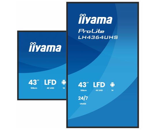 LCD панель iiyama LH4364UHS-B1AG, зображення 4