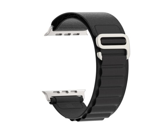 Ремінець до смарт-годинника Armorstandart Alpina Band для Apple Watch 49/46/45/44/42 (Series 1-3) Black (ARM64977)