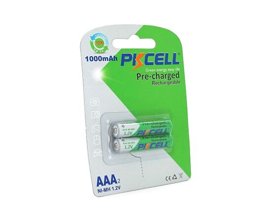 Аккумулятор AAA R03 1000mAh 1.2V NiMH Already Charged, 2шт/бл PkCell (PC/AAA1000-2BA)