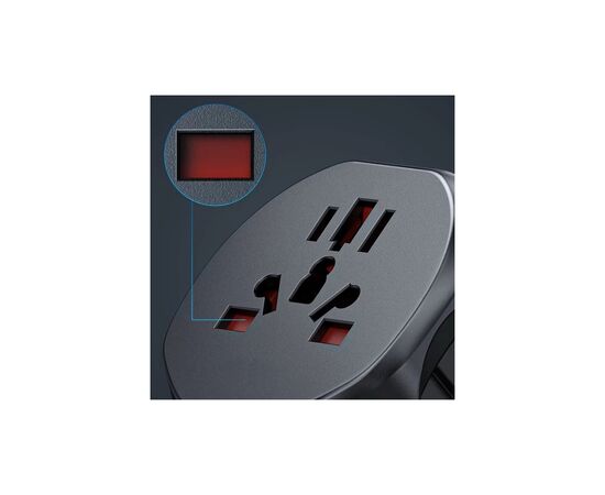 Переходник EU to global universal adapter Essager (ECTZH-YCB01-Z), изображение 7