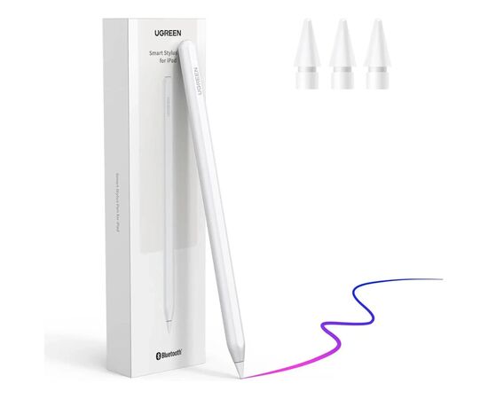 Стилус Ugreen LP653 Smart Stylus Pen for iPad Magnetic Charging White (15910)