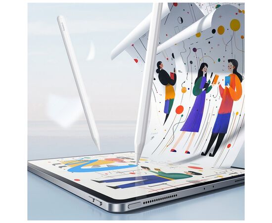 Стилус Baseus Smooth Writing 3 Wireless Charging Stylus Active White (P80080806213-00), изображение 9