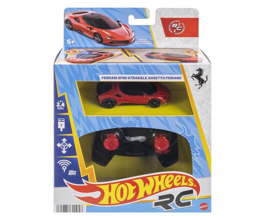Радиоуправляемая игрушка Hot Wheels Ferrari SF90 Stradale Assetto Fiorano (JGD09), изображение 4