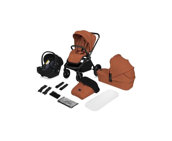 Коляска Lionelo Mika plus 3 in 1 brown rust (LO-MIKA PLUS 3IN1 BROWN RUST), зображення 12