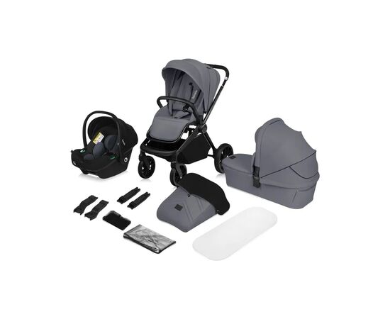 Коляска Lionelo Mika plus 3 in 1 grey stone (LO-MIKA PLUS 3IN1 GREY STONE), изображение 12