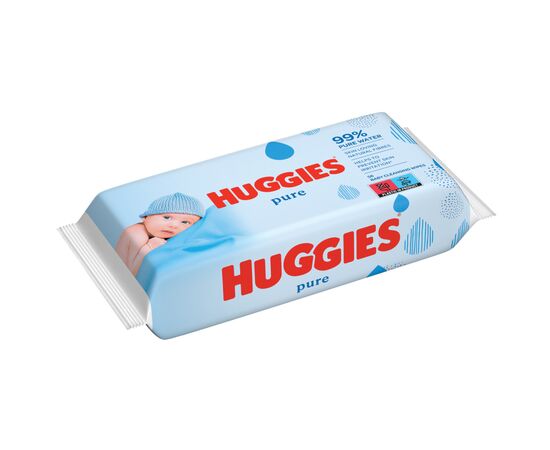 Детские влажные салфетки Huggies Pure 56 шт (5029053550039)