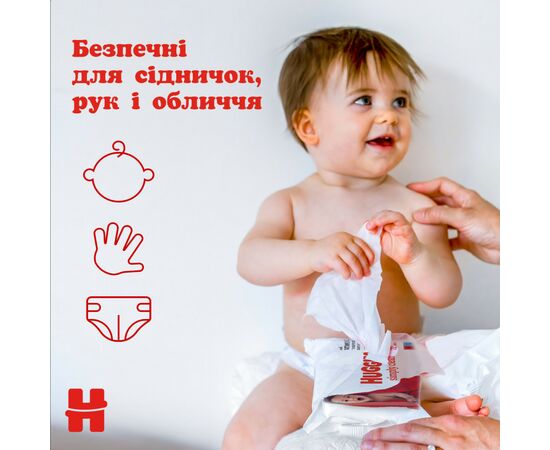 Детские влажные салфетки Huggies Simply Clean 72 шт (5029053582238), изображение 5