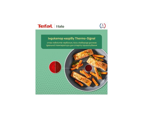 Сковорода Tefal Halo 28 см, алюміній, бакеліт, сірий (C3120653), изображение 12