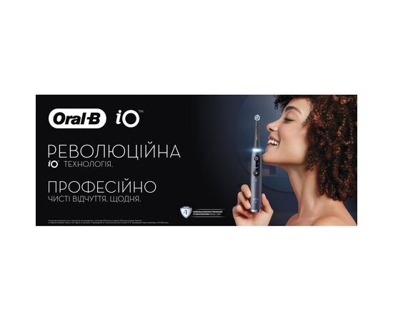 Електрична зубна щітка Oral-B iO Series 9N IOM9.1B2.2AD Black Onyx + чохол (4210201449485), зображення 3