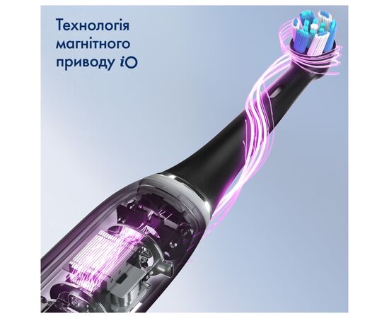 Електрична зубна щітка Oral-B iO Series 9N IOM9.1B2.2AD Black Onyx + чохол (4210201449485), зображення 4