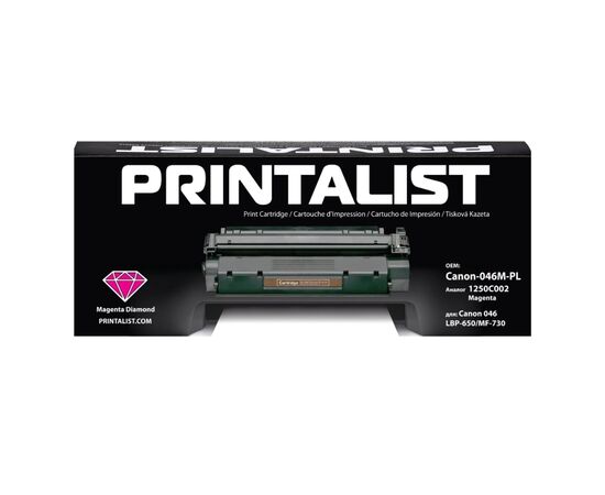 Картридж Printalist Canon 046, LBP-650/MF-730 1248C002 Magenta (Canon-046M-PL)