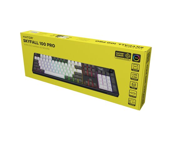 Клавіатура Hator Skyfall 100 Pro Wireless Grey/Black (HTK4100UA), зображення 6