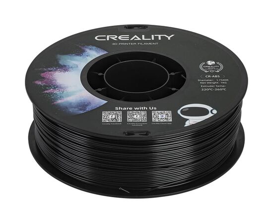 Пластик для 3D-принтера Creality ABS 1кг, 1.75мм, black (3301020035), зображення 4