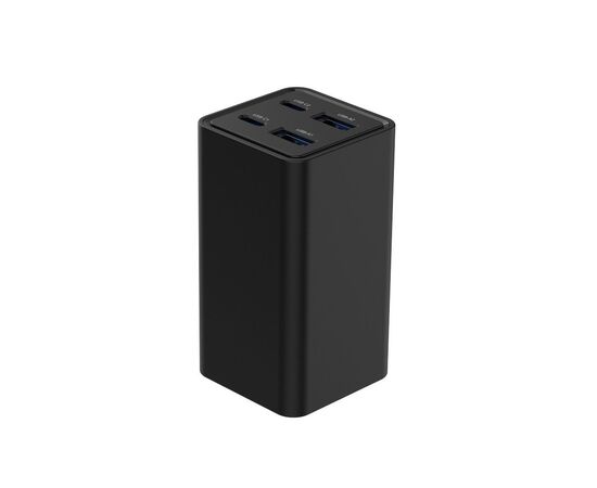Зарядний пристрій Gembird 2xUSB-C PD65W + 2xUSB QC3.0 30W black (TA-UC-2A2C-PD65-01-BK), зображення 3