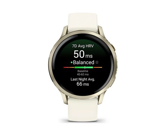 Смарт-годинник Garmin Venu 4 (41mm), Beige w/ Lunar Gold + Bone, GPS смарт-годинник (010-03013-00), зображення 2