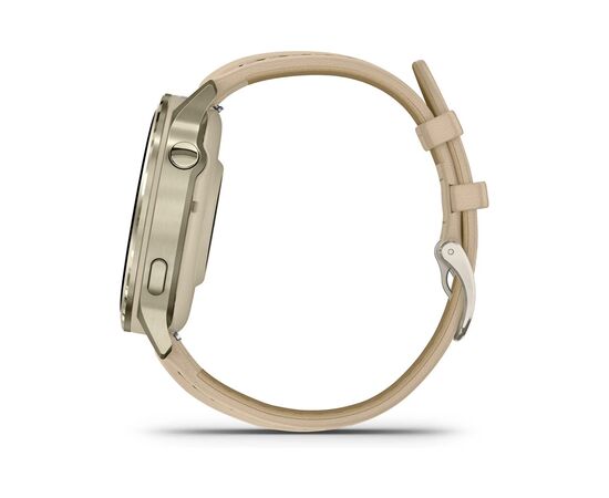 Смарт-часы Garmin Venu 4 (41mm), Beige w/ Lunar Gold + Leather, GPS смарт-годинник (010-03013-03), изображение 5