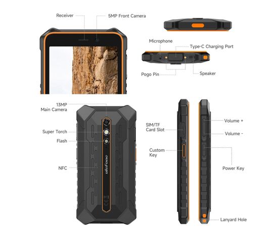 Мобильный телефон Ulefone Rugking 2 Pro 4/128Gb Black (6975326660990), изображение 12