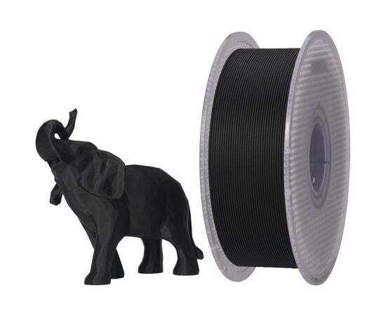 Пластик для 3D-принтера Bambu Lab PLA-CF 1кг, 1.75мм, Black, with spool (A50-K0-1.75-1000-SPL), изображение 3