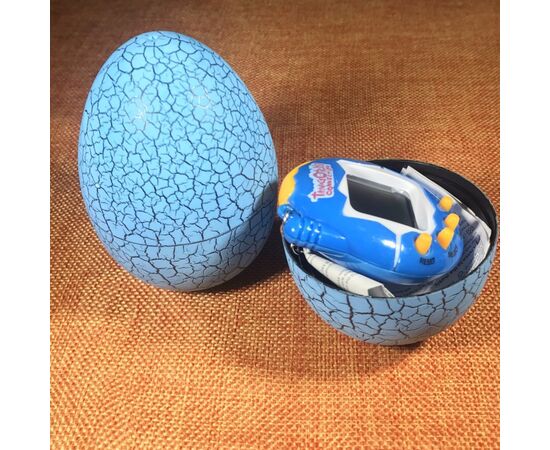 Інтерактивна іграшка UFT електронний вихованець Тамагочі в Яйці Динозавра Eggshell Game Blue (EggBlue), зображення 2