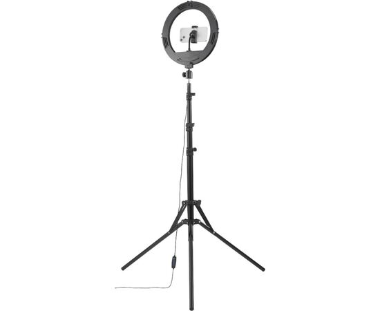 Набор блогера Hama Smartphone Tripod Steady-120 V2, 185см, Bluetooth, LED ring (00004659), изображение 5