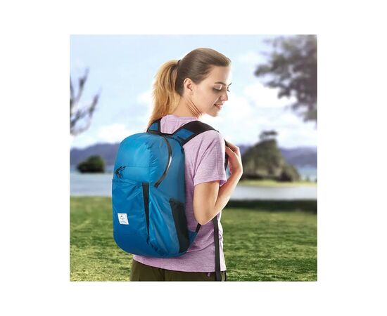 Рюкзак туристический Naturehike Ultralight NH17A017-B 22 л блакитний (6927595725108), изображение 5