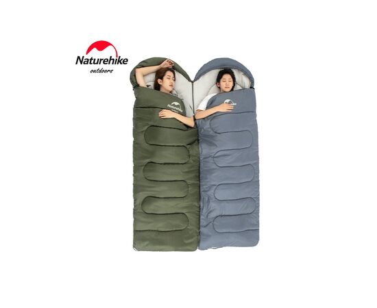 Спальный мешок Naturehike Y150L NH21MSD08, лівий, темно-зелений (6975641888758), изображение 3