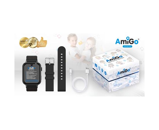 Смарт-часы Amigo GO10S Pro WIFI Чорний Смарт-годинник для дітей (1182491), изображение 2
