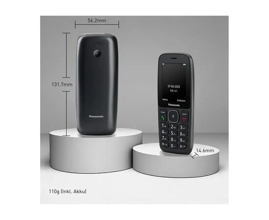 Мобільний телефон Panasonic KX-TF400 Black (KX-TF400EXB), зображення 3