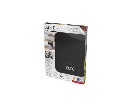 Ваги кухонні Adler AD 3181 black, зображення 4
