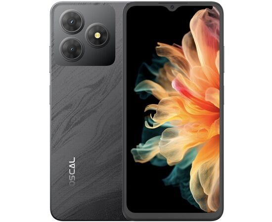 Мобильный телефон Oscal Flat 2 4/128GB Phantom Black