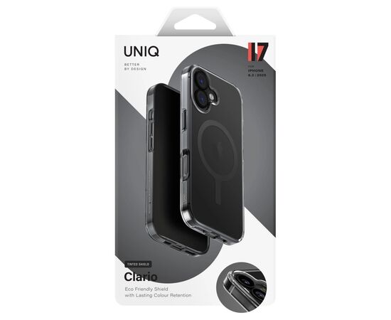 Чехол для мобильного телефона Uniq Clario iPhone 17 Magclick Charging Black (8886463694732), изображение 5