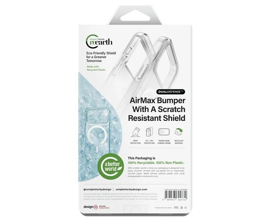 Чехол для мобильного телефона Uniq Clario iPhone 17 Magclick Charging Black (8886463694732), изображение 6