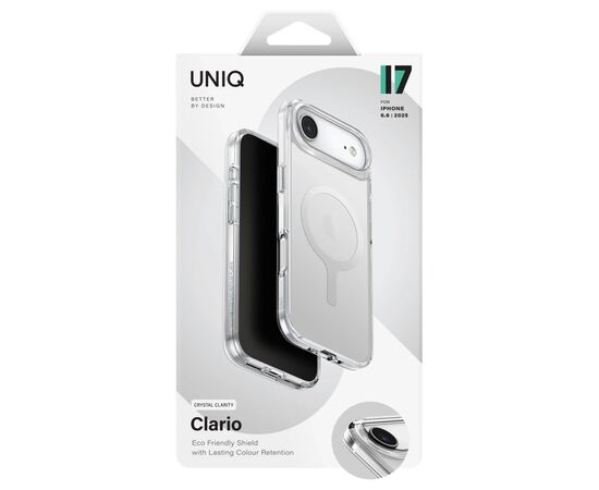 Чехол для мобильного телефона Uniq Clario iPhone Air Magclick Charging Transparent (8886463694756), изображение 6