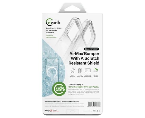 Чехол для мобильного телефона Uniq Clario iPhone Air Magclick Charging Transparent (8886463694756), изображение 7