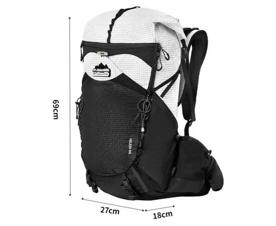 Рюкзак туристический Naturehike Helium CNK2450XB016, 40 л, чорний, L (6976507666619), изображение 4