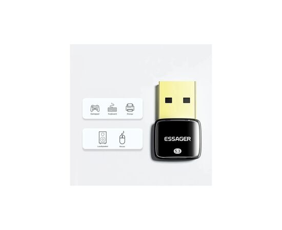 Bluetooth-адаптер Essager Starlord USB Bluetooth 5.3 (EBT53-XJ01-Z), зображення 3