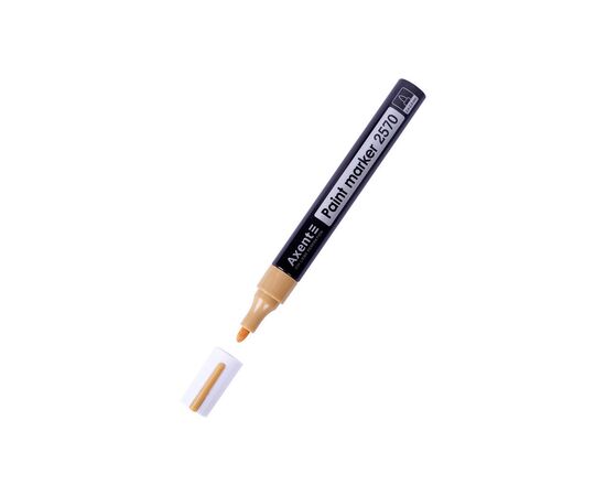 Маркер Axent Paint 2570-A, 2,4-2,8 мм круглый золотой (2570-35-A)