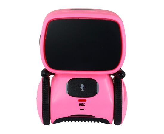 Интерактивная игрушка AT-Robot робот с голосовым управлением розовый, украинский (AT001-04-UKR)