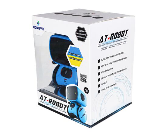 Интерактивная игрушка AT-Robot робот с голосовым управлением синий, украинский (AT001-05-UKR), изображение 12