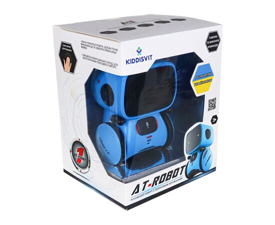 Интерактивная игрушка AT-Robot робот с голосовым управлением синий, украинский (AT001-05-UKR), изображение 3