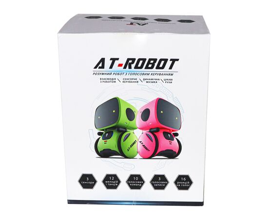 Интерактивная игрушка AT-Robot робот с голосовым управлением синий, украинский (AT001-05-UKR), изображение 4