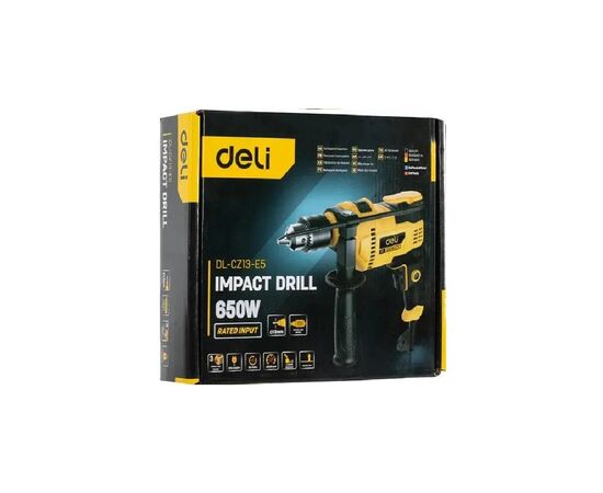 Дрель Deli 650 Вт 13 мм (EDL-CZ13-E5), изображение 6