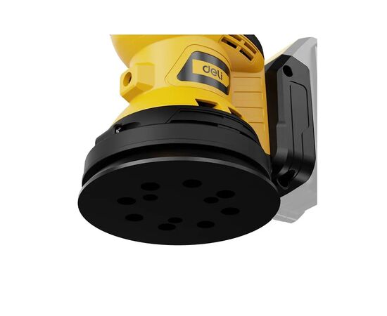 Шлифовальная машина Deli 20V, 125 мм (без АКБ та ЗП) (EDC891Z), изображение 6