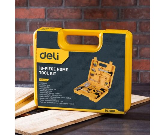 Набор инструментов Deli 18 шт. (EDL1018J), изображение 5