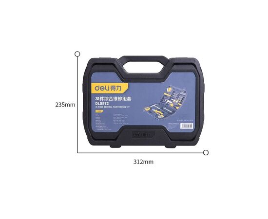 Набор инструментов Deli 31 шт. (DL5972), изображение 3